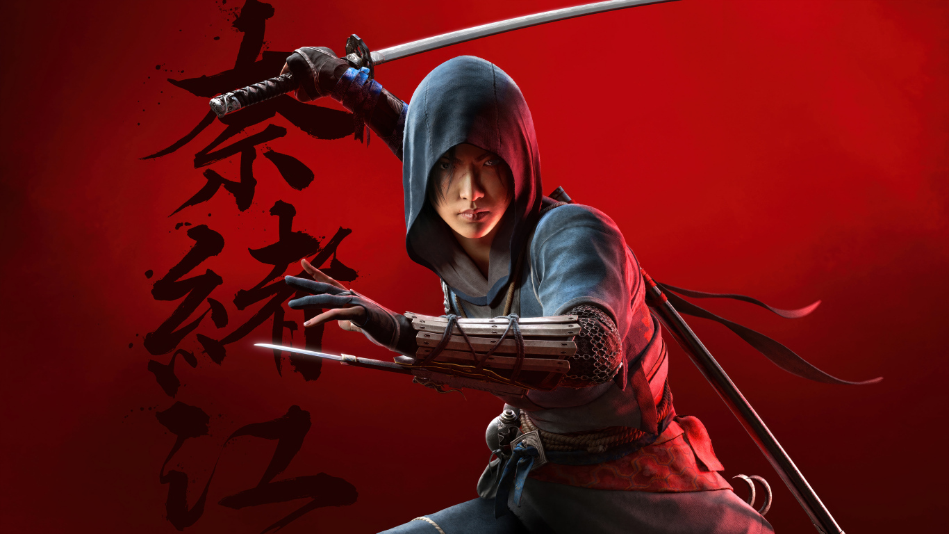 Девушка воин из компьютерной игры Assassin’s Creed Shadows