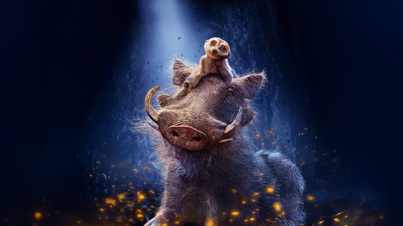 Тимон и Пумба персонажи нового фильма Муфаса: Король лев