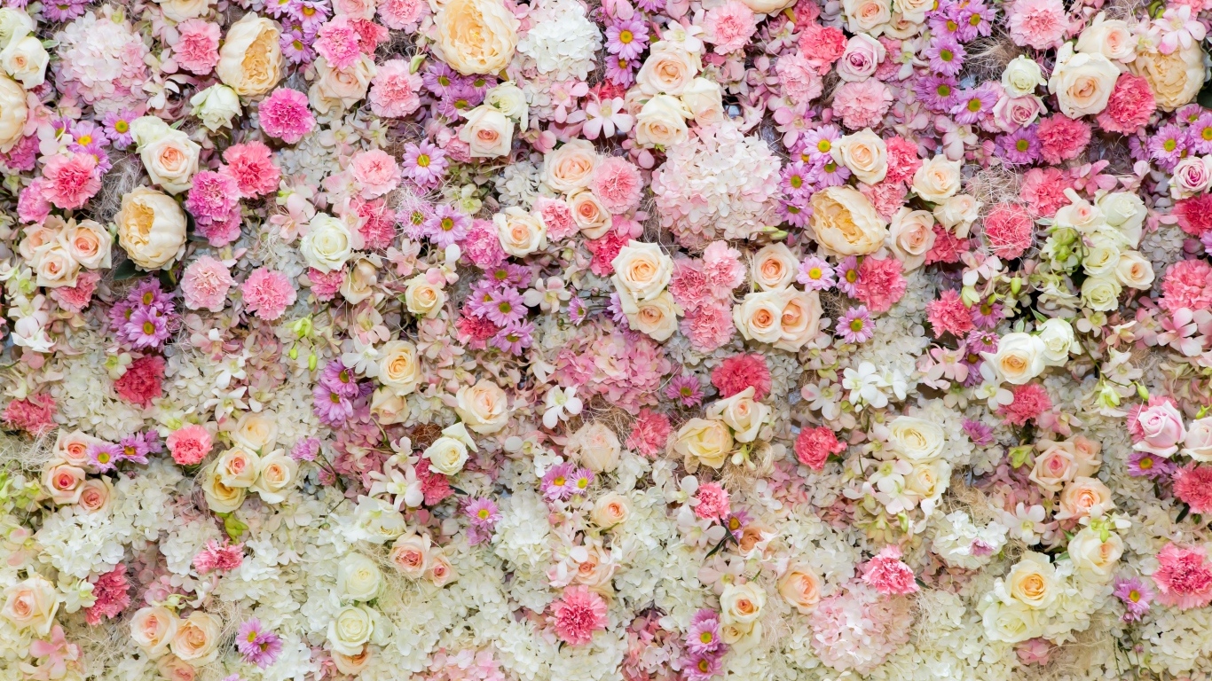 Красивый цветочный фон для фотосессии