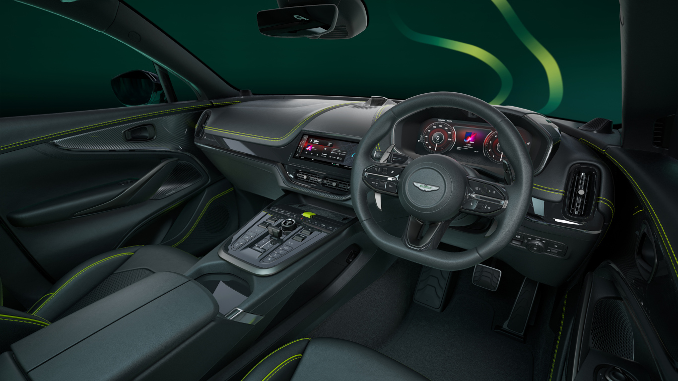 Кожаный салон автомобиля Aston Martin DBX707 AMR24 Edition
