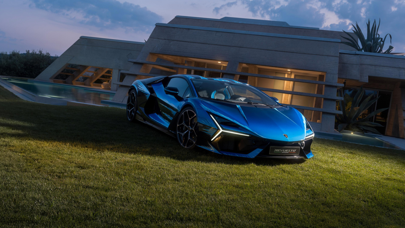 Быстрый дорогой автомобиль Lamborghini Revuelto Opera Unica 2024 года