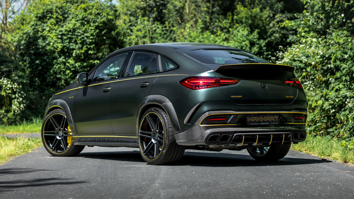 Вид сзади на автомобиль Manhart GER 800 Mercedes-AMG GLE 63 S 4MATIC+ Coupé