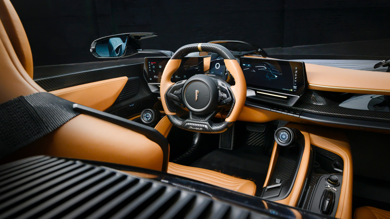 Кожаный салон автомобиля Pininfarina B95 Gotham