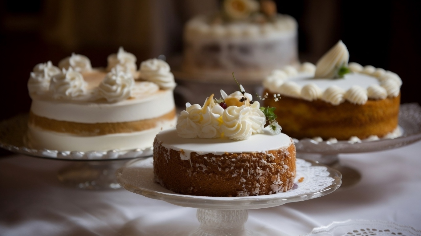 Красивые торты на столе на праздник