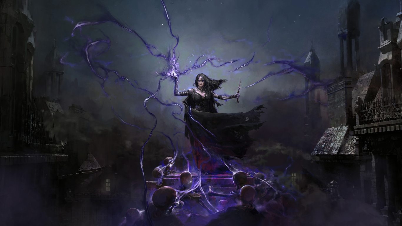 Маг некромант  персонаж компьютерной игры Path of Exile 2