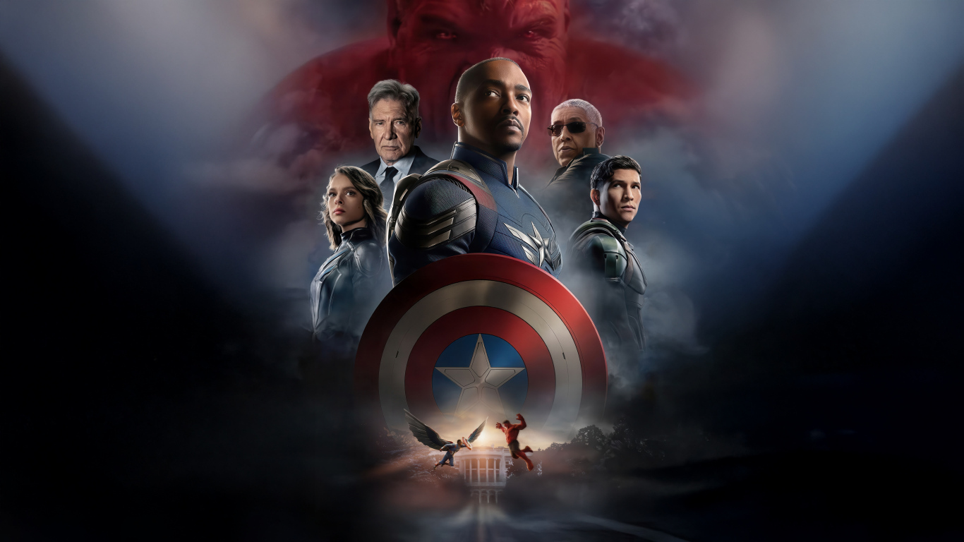 Постер фильма Капитан Америка: Дивный новый мир