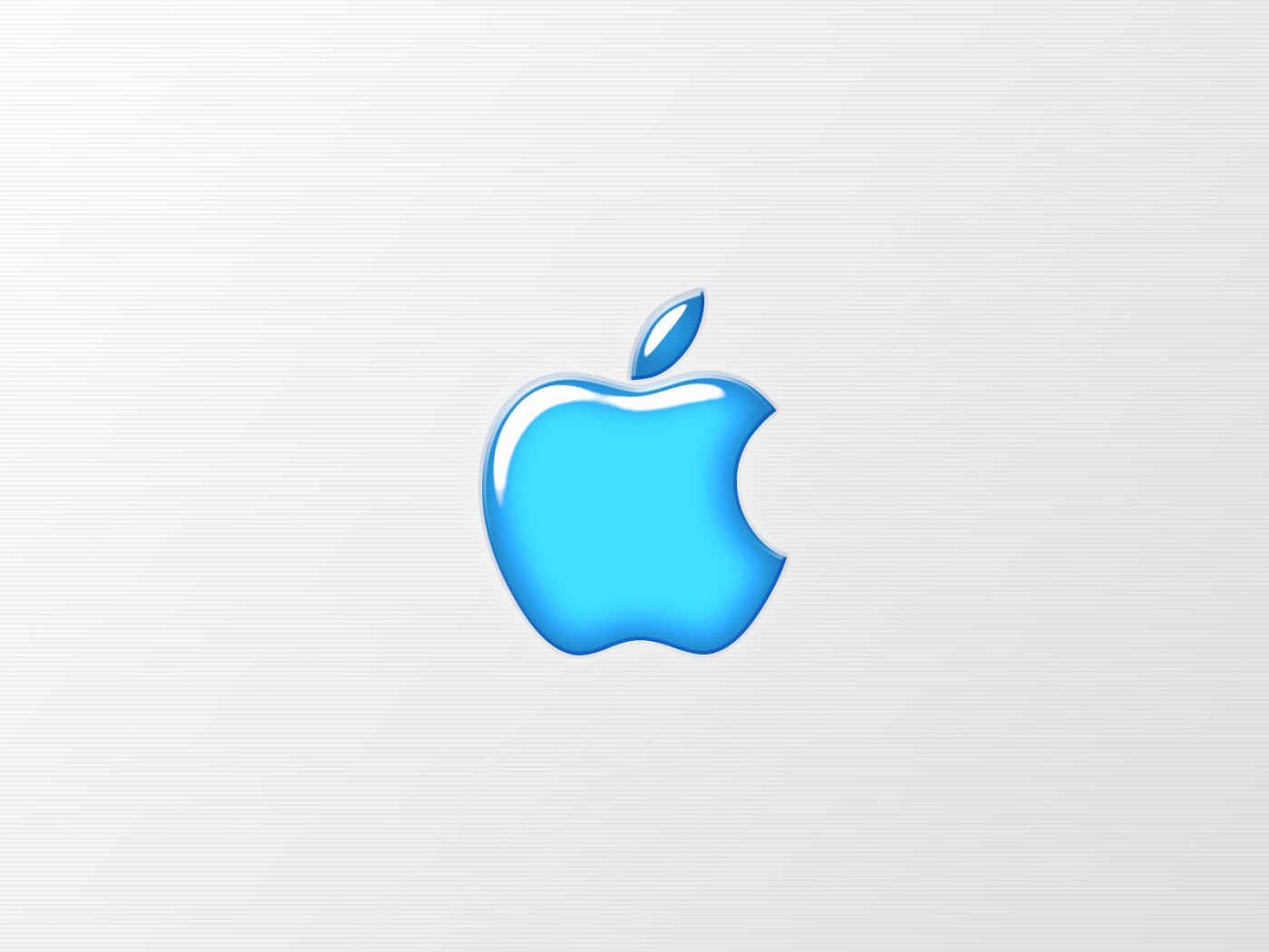 Голубое яблоко Apple