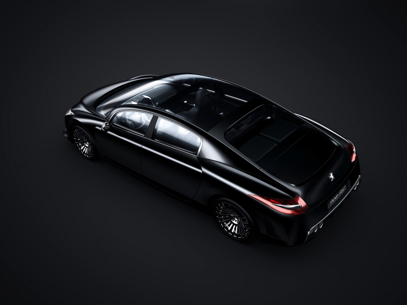 Peugeot 908 черный авто