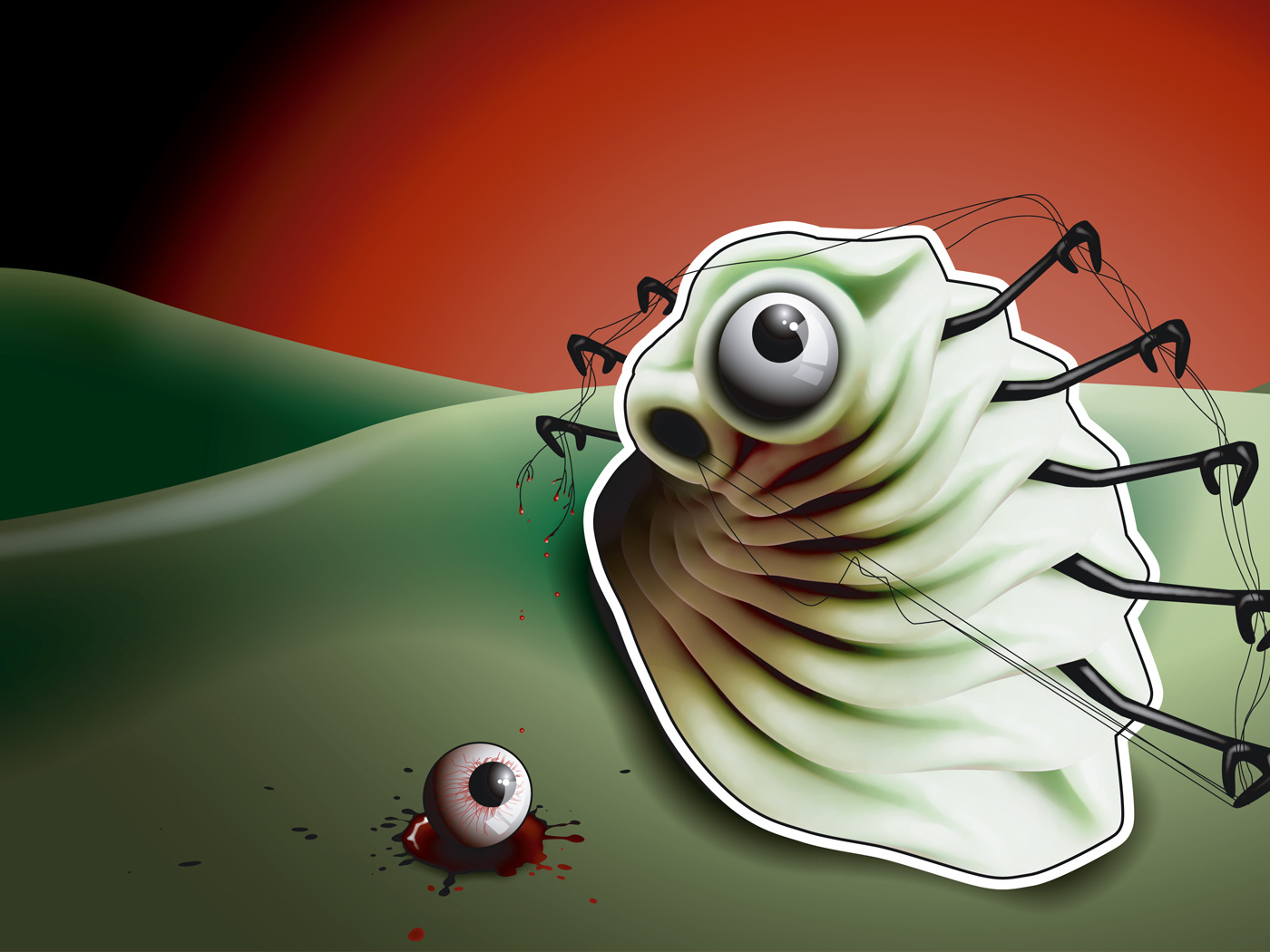 Слетевшее с катушек насекомое