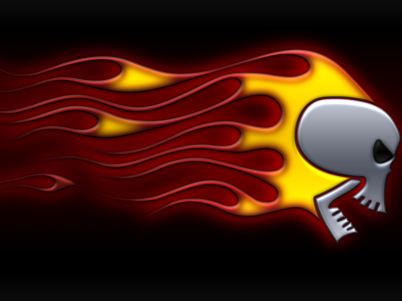 Череп в огне