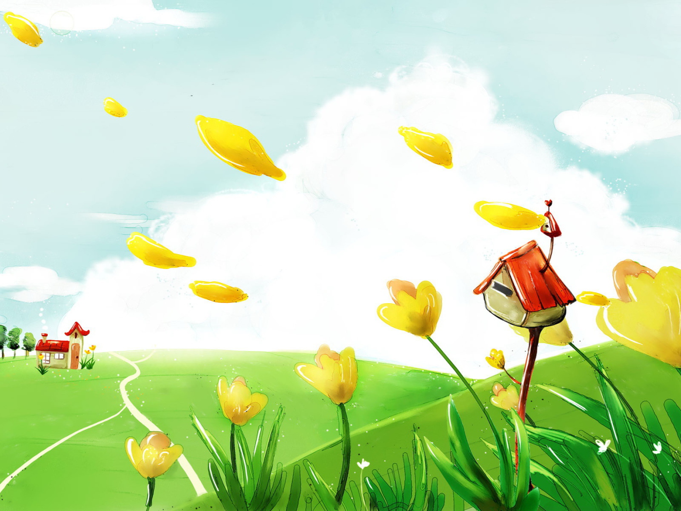 Лето в деревне