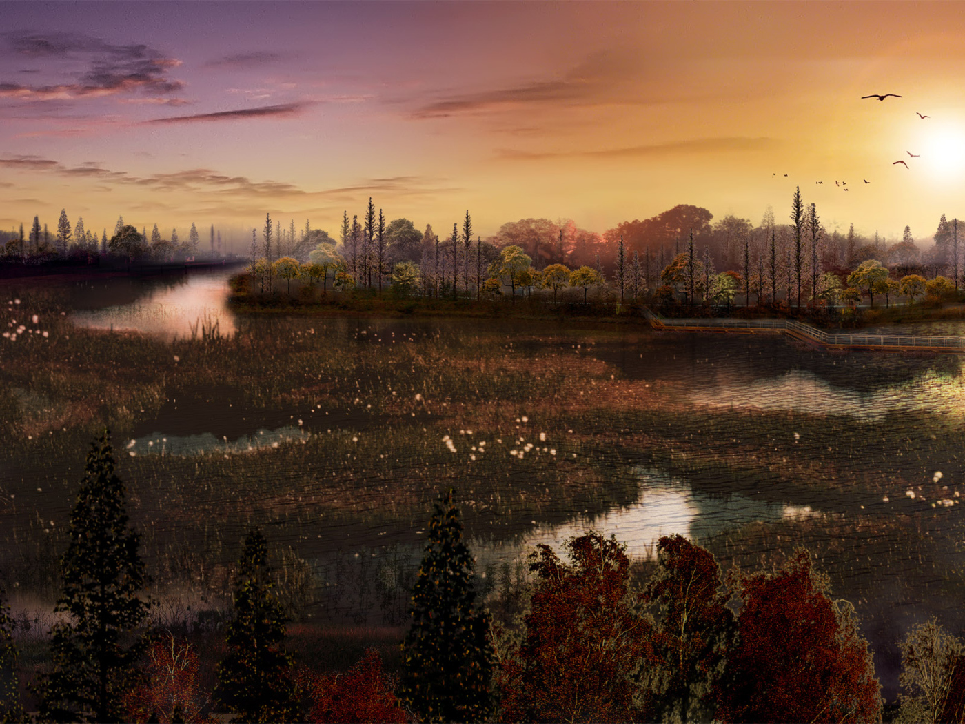 Красивый пейзаж