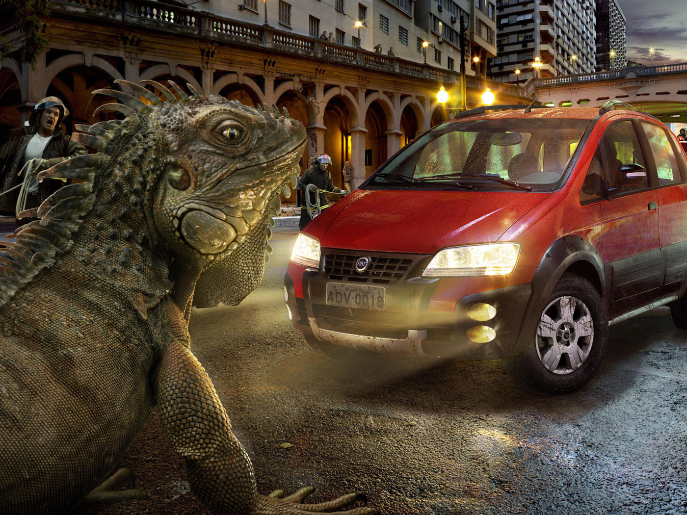 Ящерица мутант