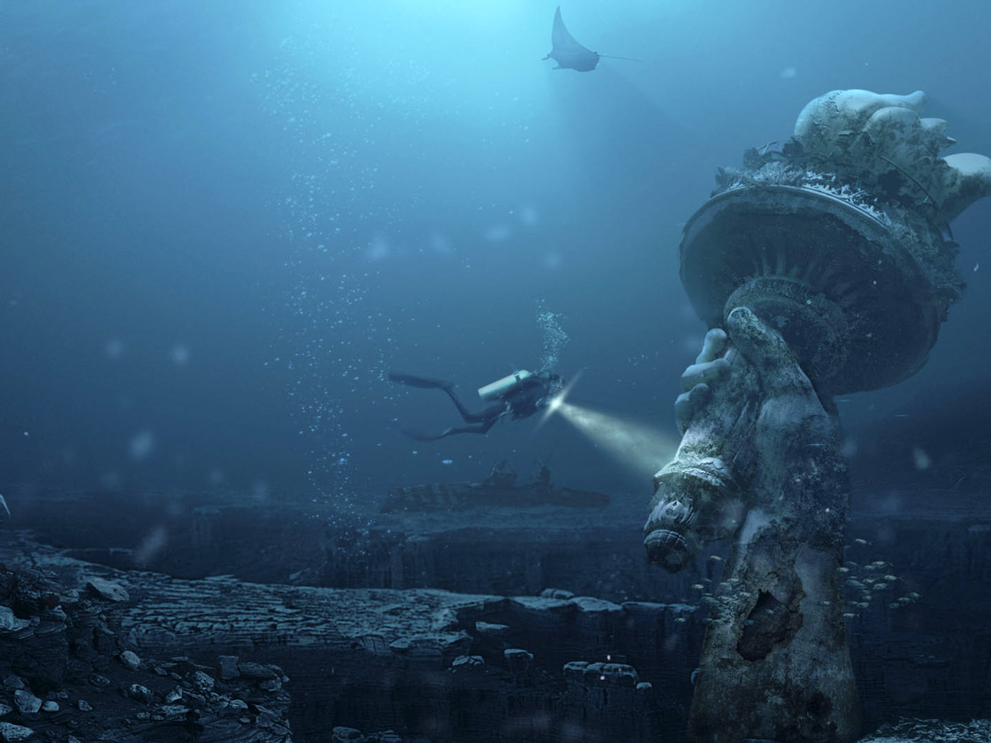 Статуя подводной свободы