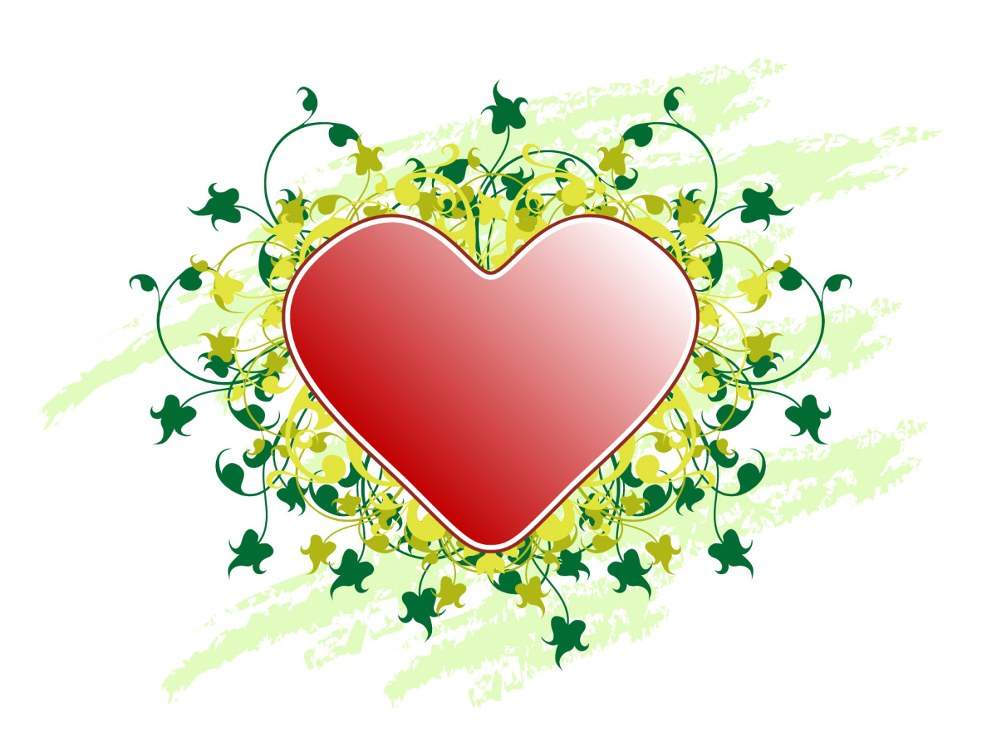 Нарисованное сердечко