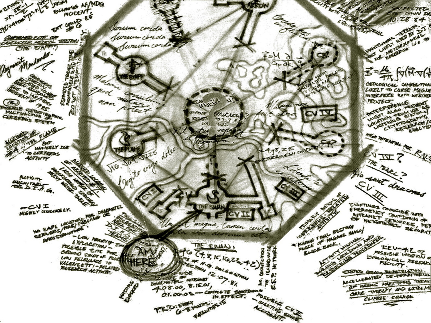 План люков / Остаться в живых / Сериал потерянные / LOST