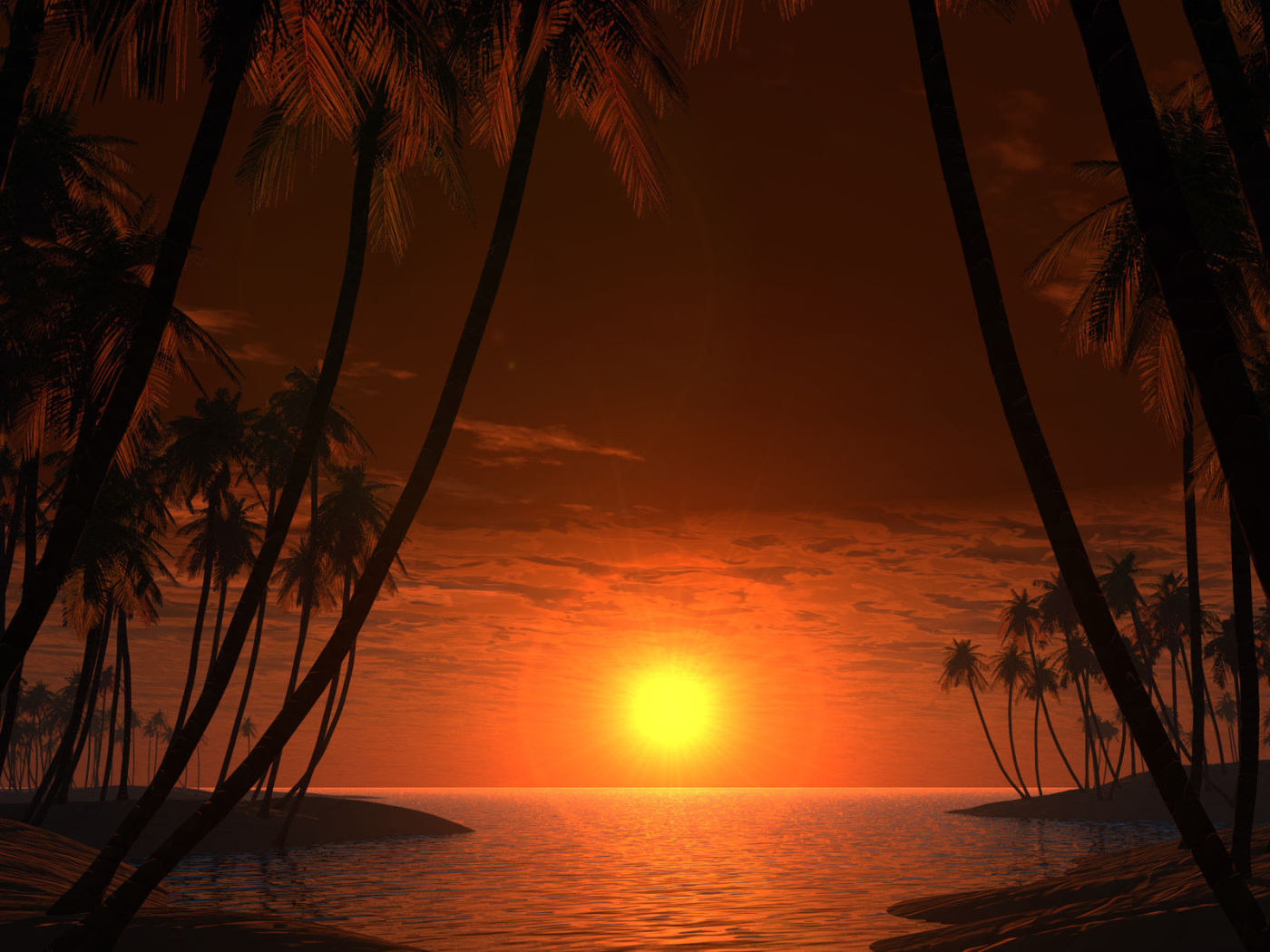 Красивый закат