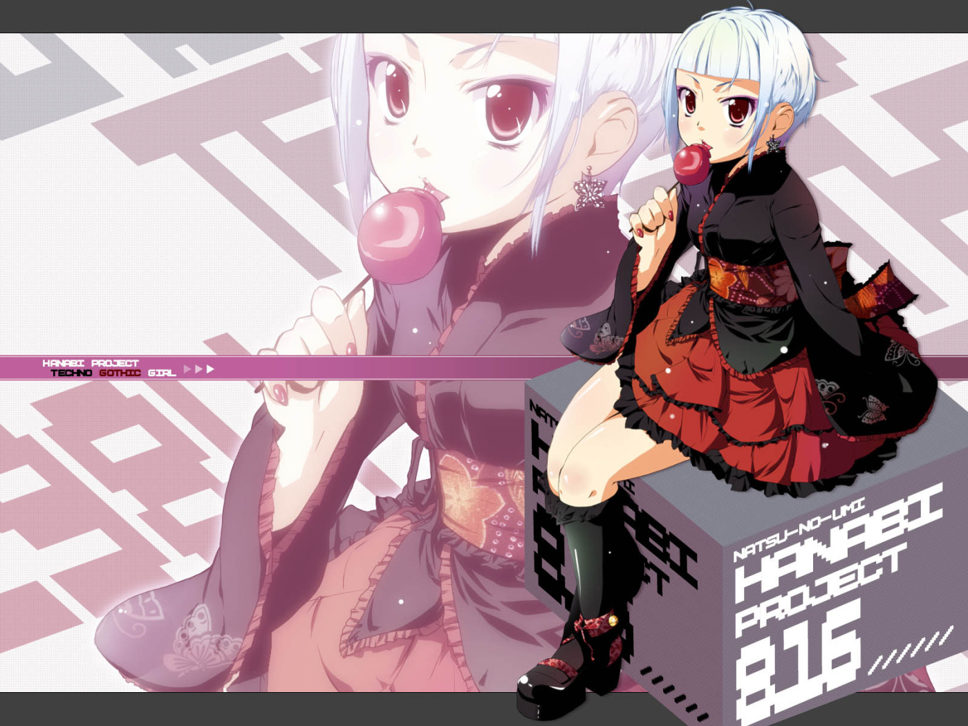 Аниме Красотка с конфетой