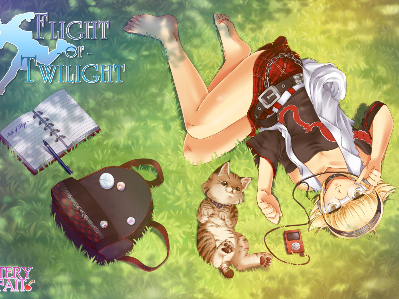 Школьница аниме