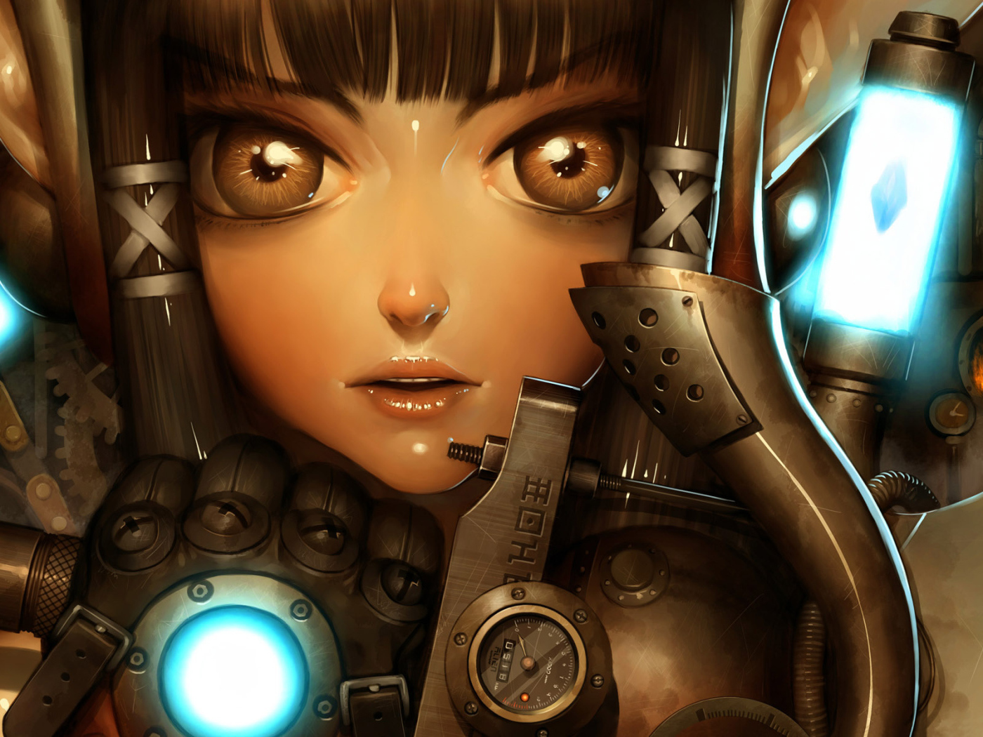 Девушка с большими глазами