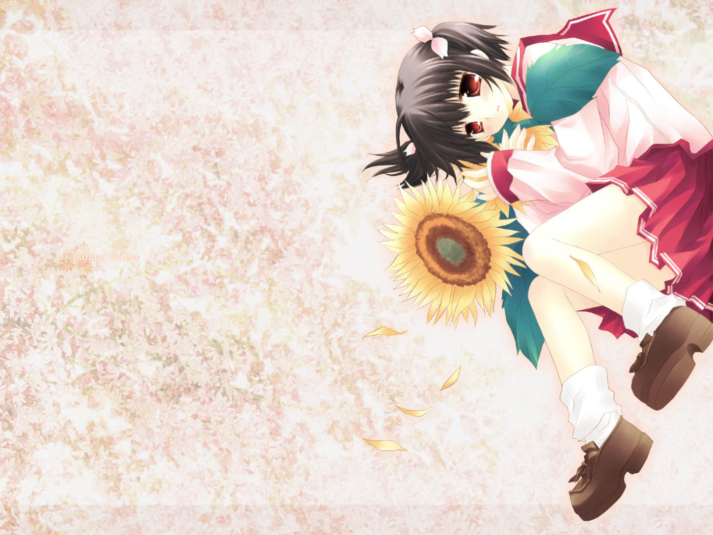 Девушка с подсолнухом