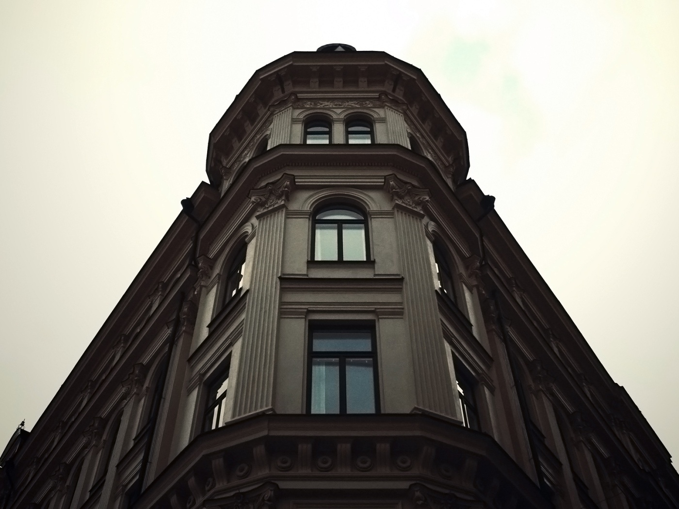 Красивая архитектура городского здания