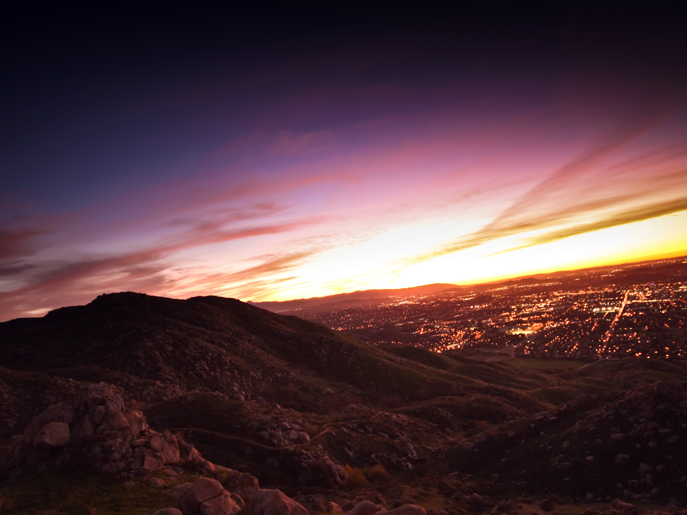 Городской закат