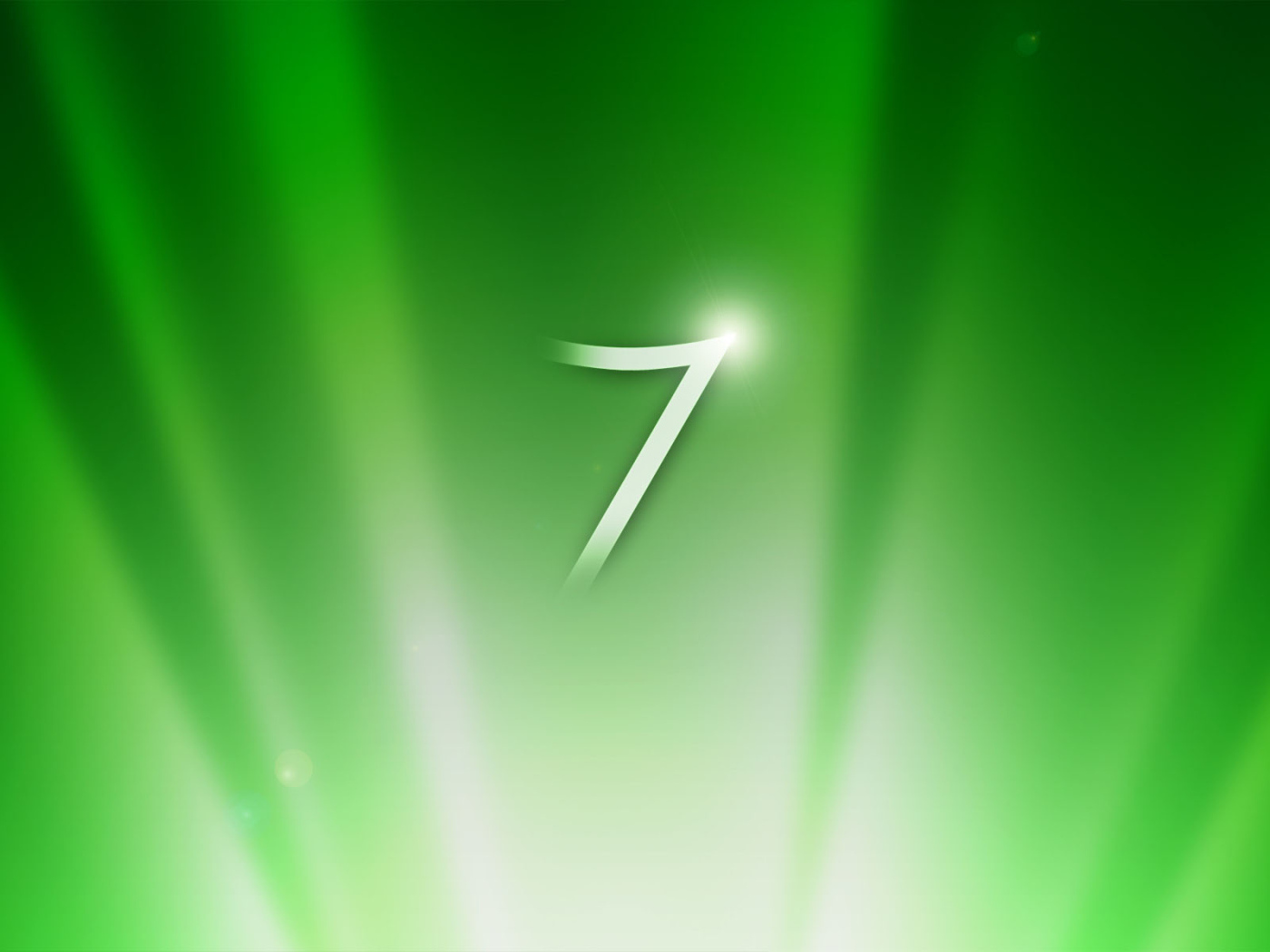 Windows 7 зеленая тема