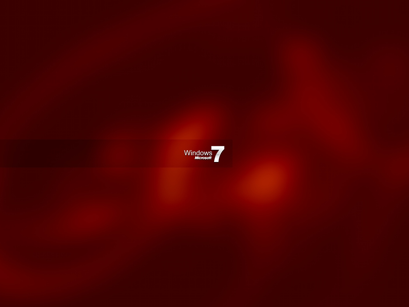 Windows 7 красный