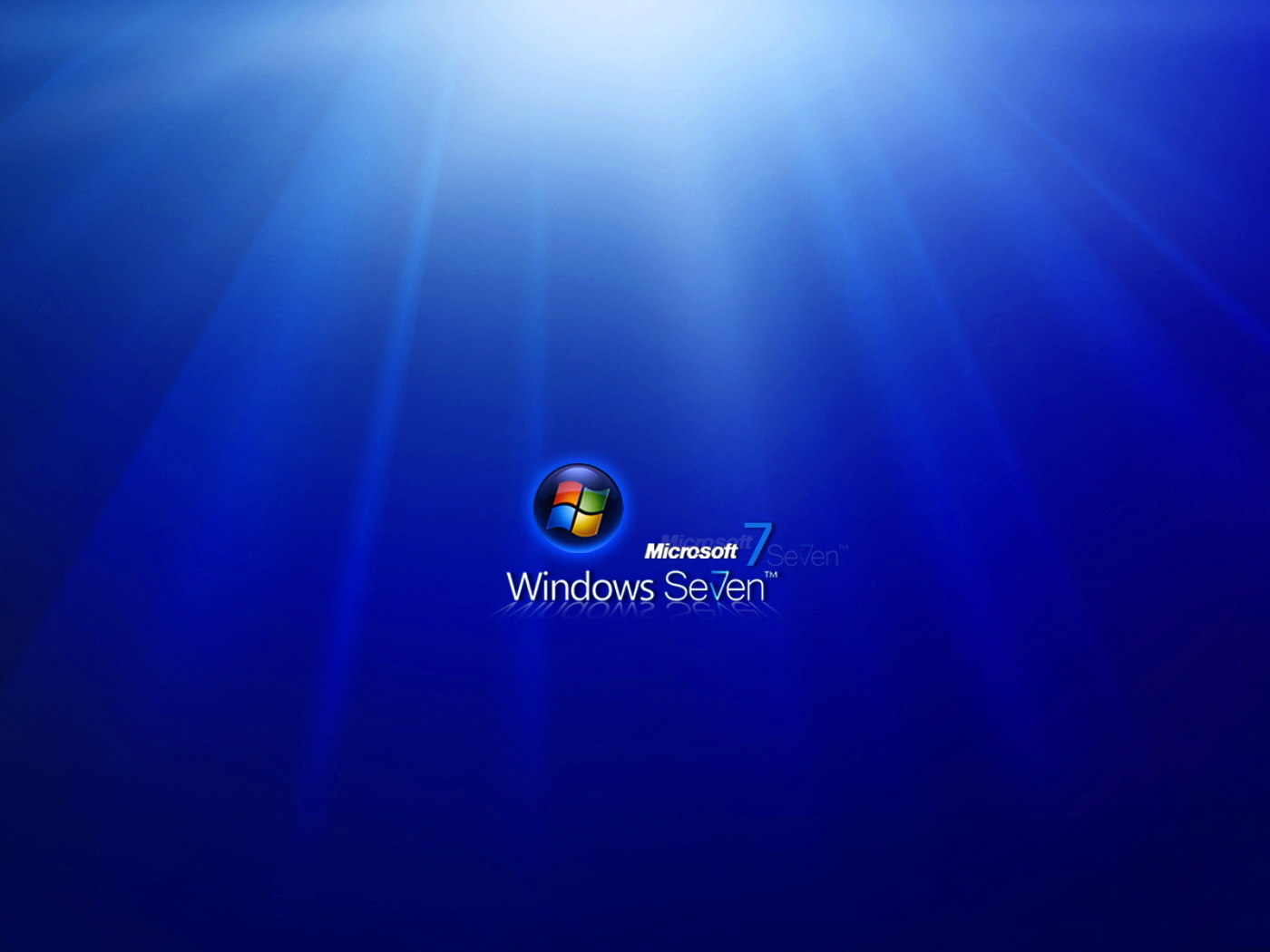 windows 7 blue
