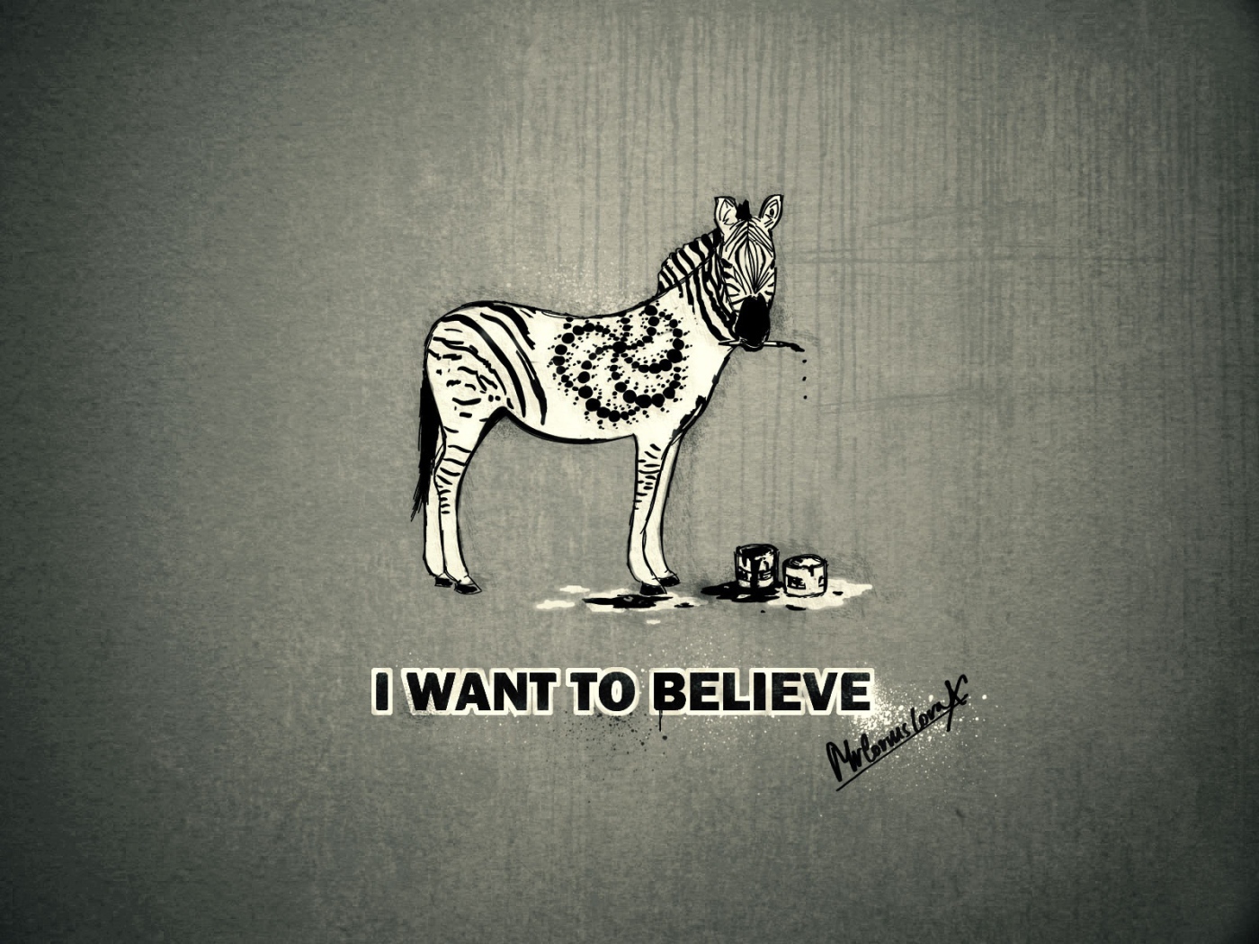 I want to believe