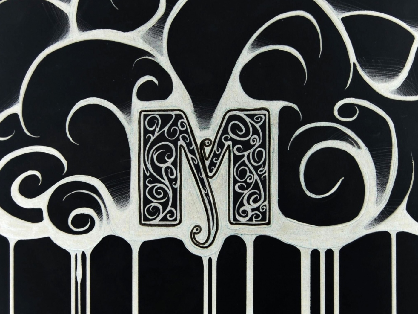 Буква М Графика