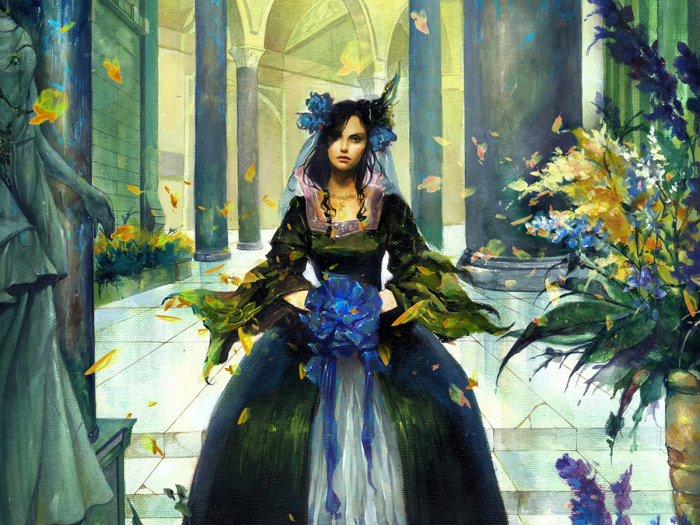 Девушка с бантом