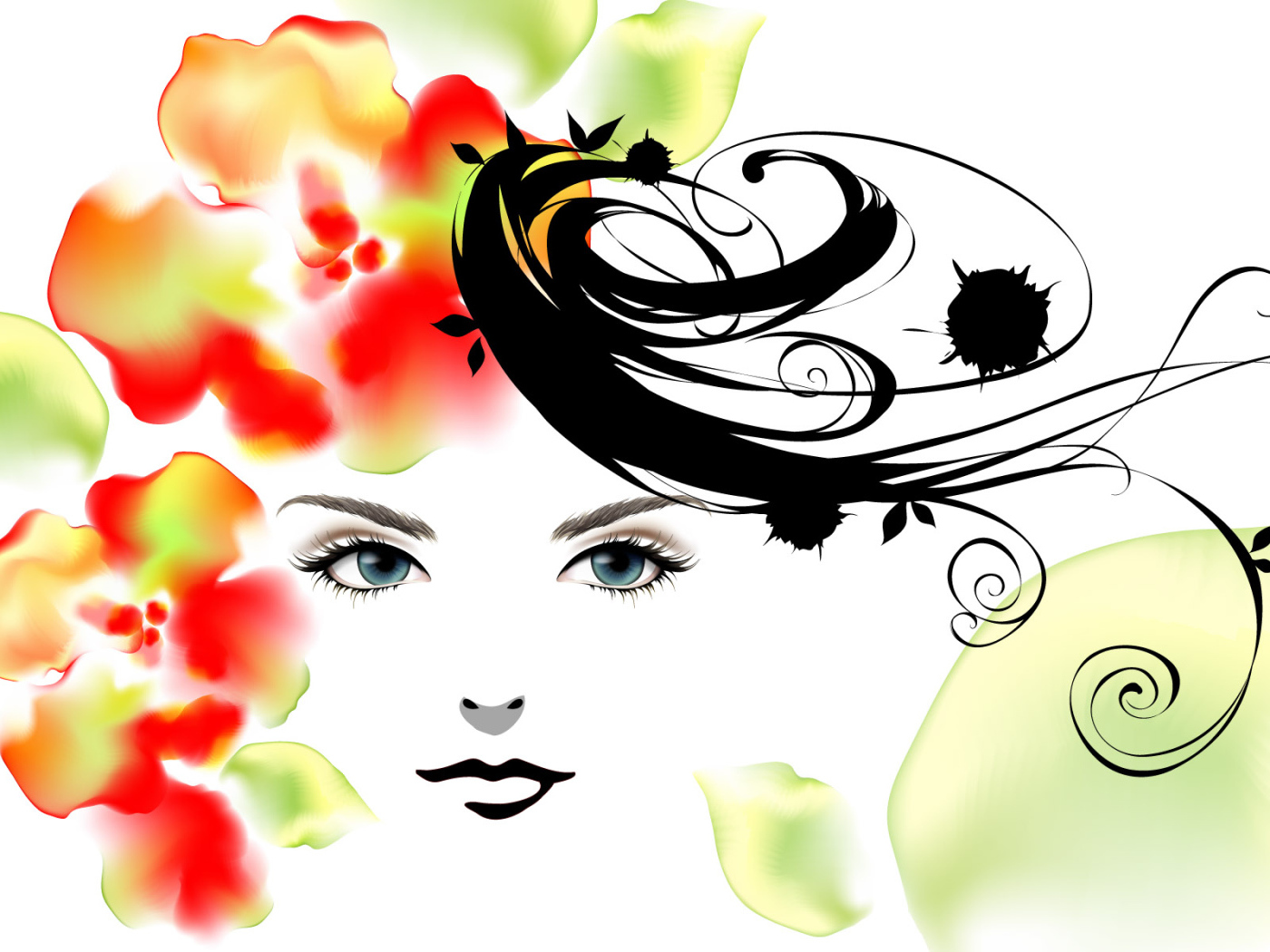 Рисованная дама