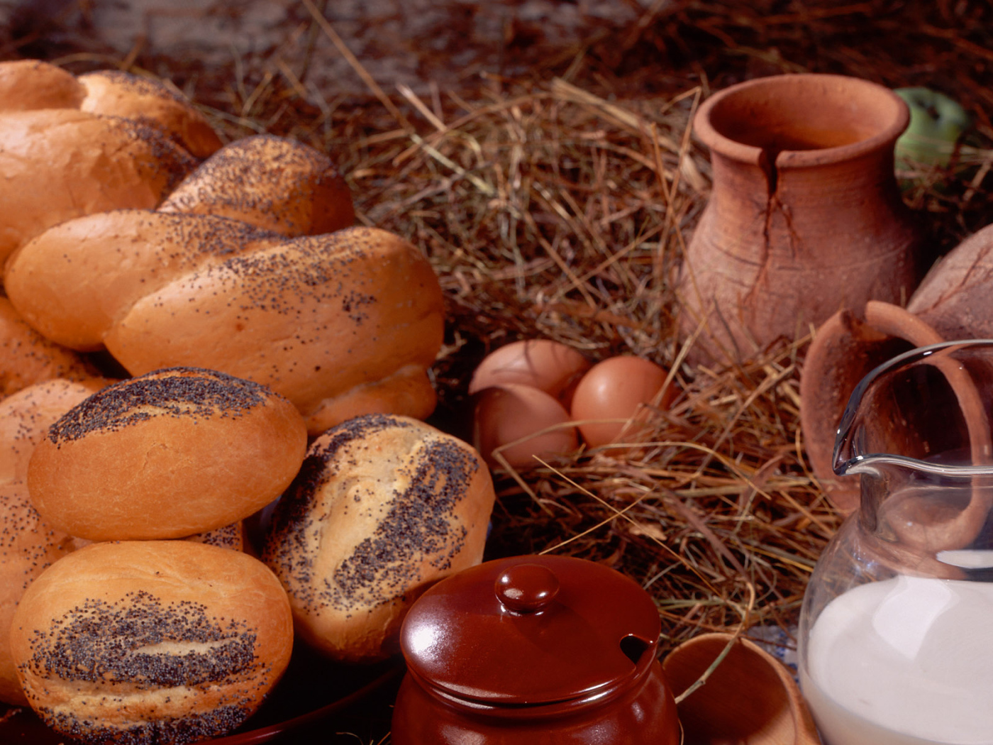 Булочки с маком