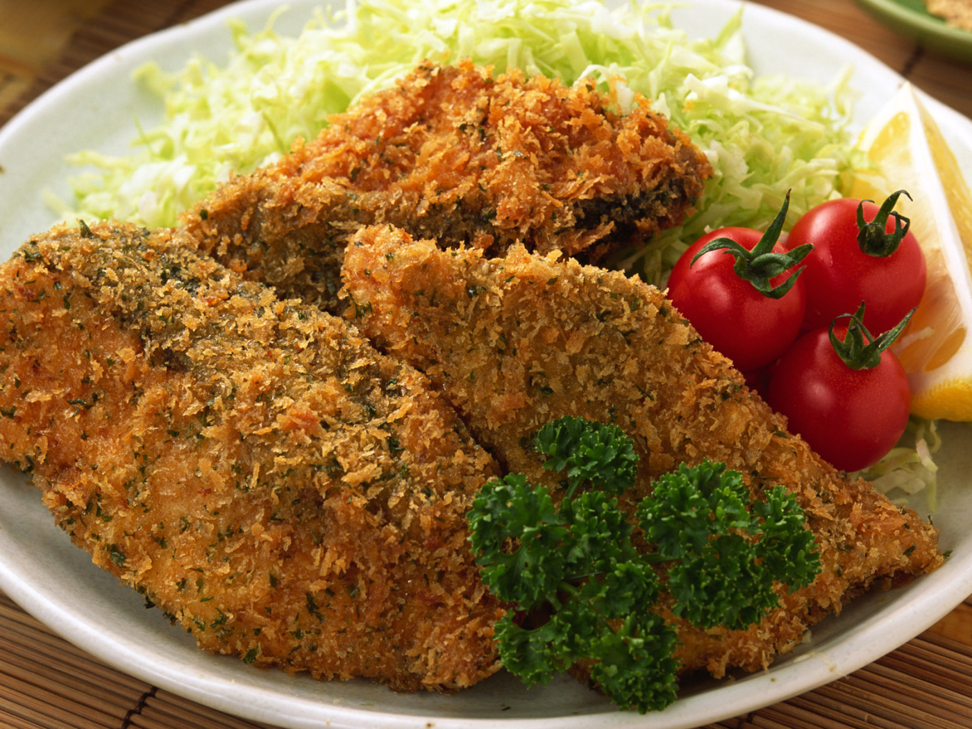 Хрустящие кусочки рыбы