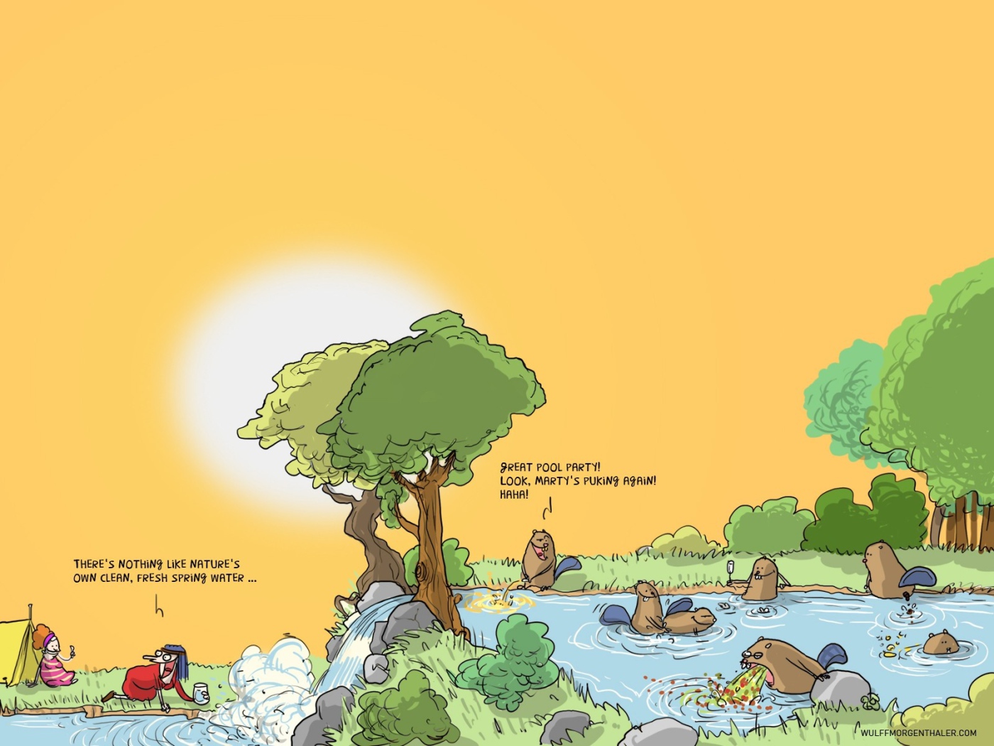 Бобры хулиганы