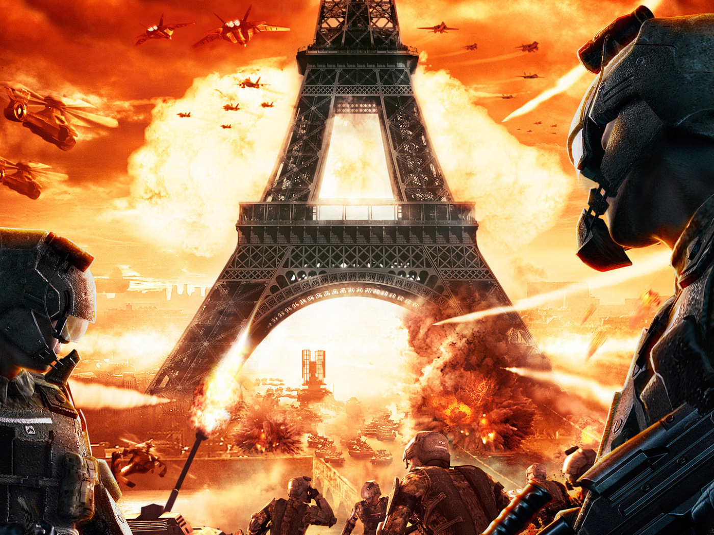 Париж в огне