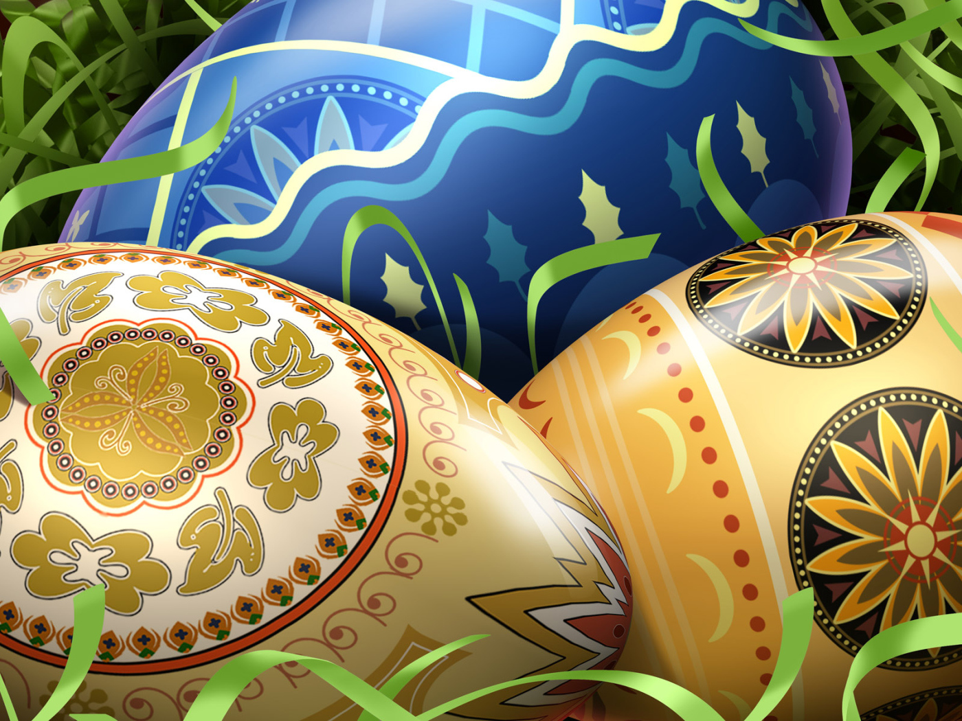 Расписные Пасхальные яйца