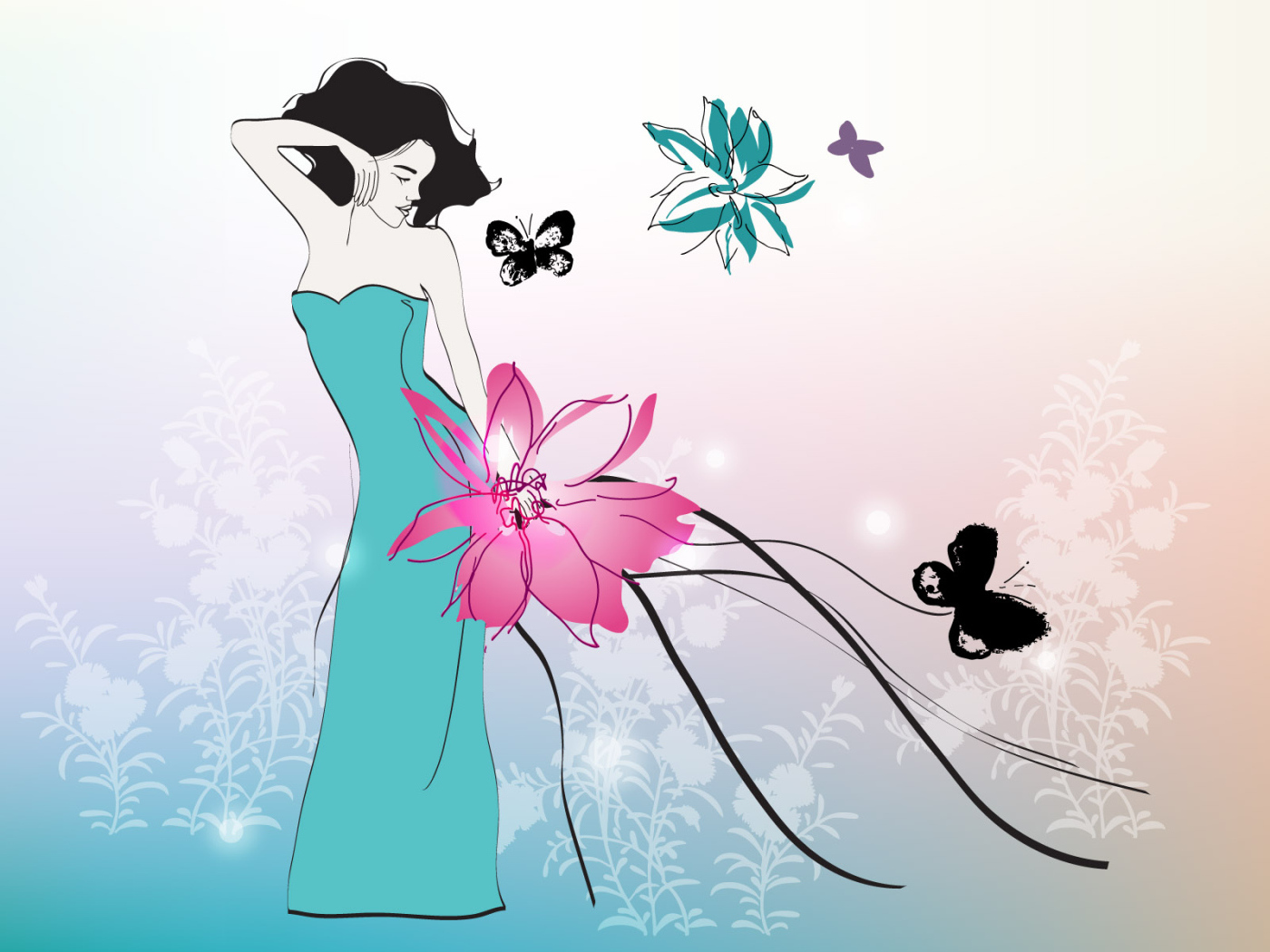 Нежный цветок на 8 марта