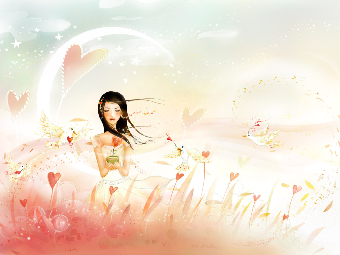 Красивая валентинка