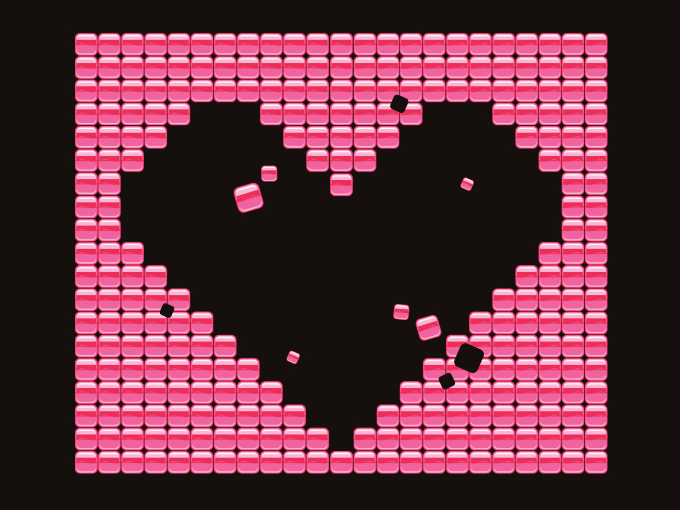 Сердце мозаика