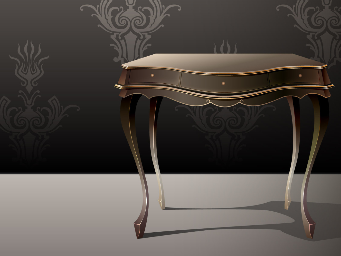 Деревянный столик