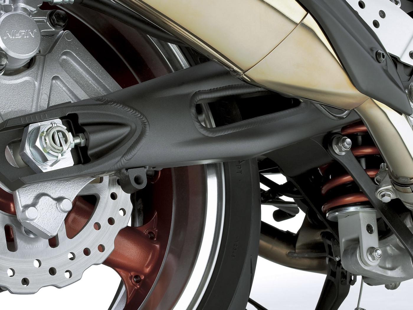 Заднее колесо мотоцикла