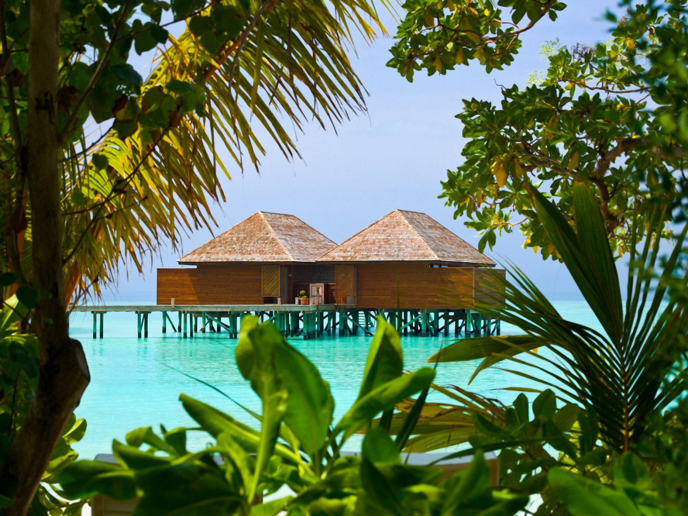 Домики на морском берегу