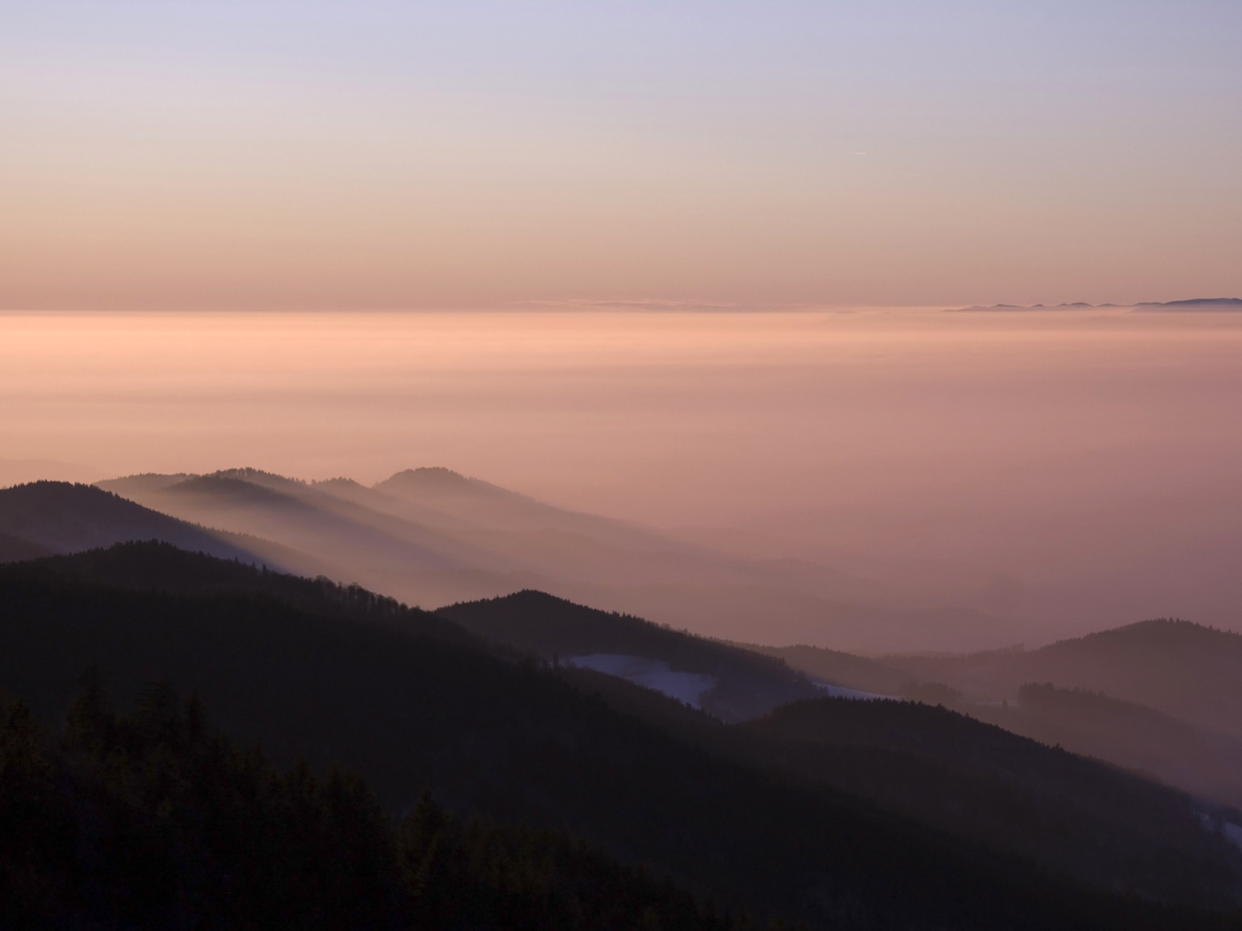 Вечер в горах
