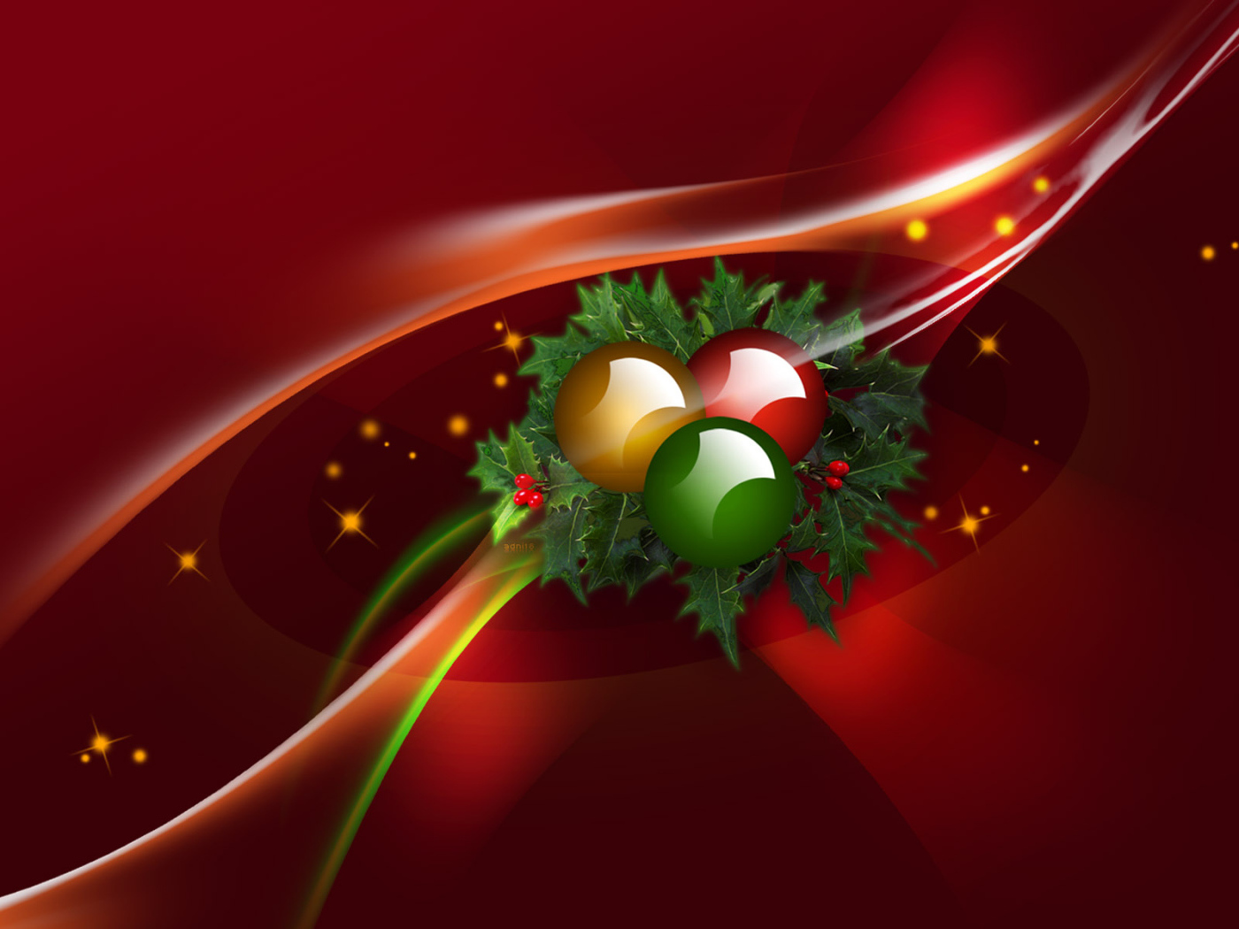 Новый Год красная тема