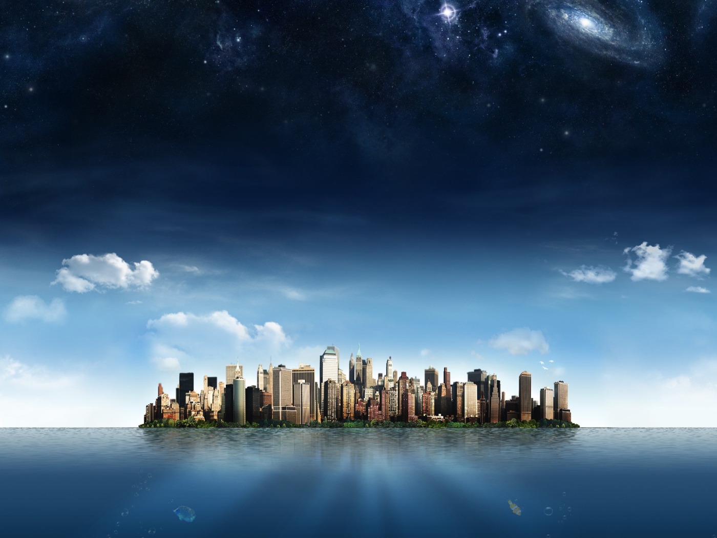 Остров город