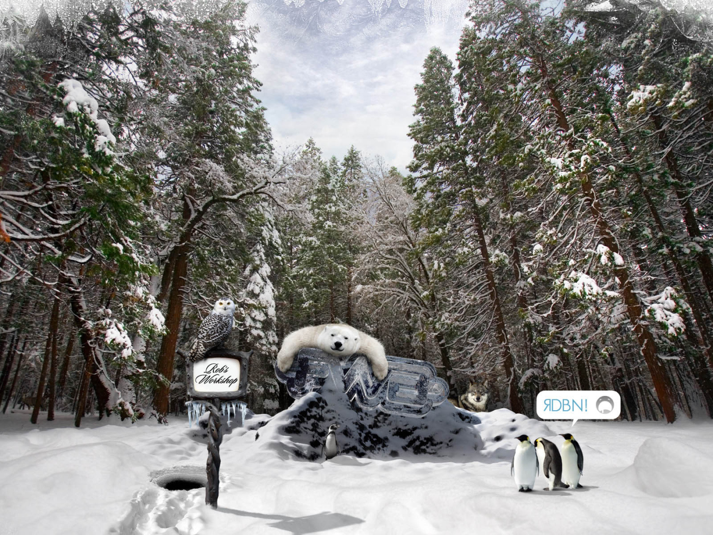 Зимний креатив