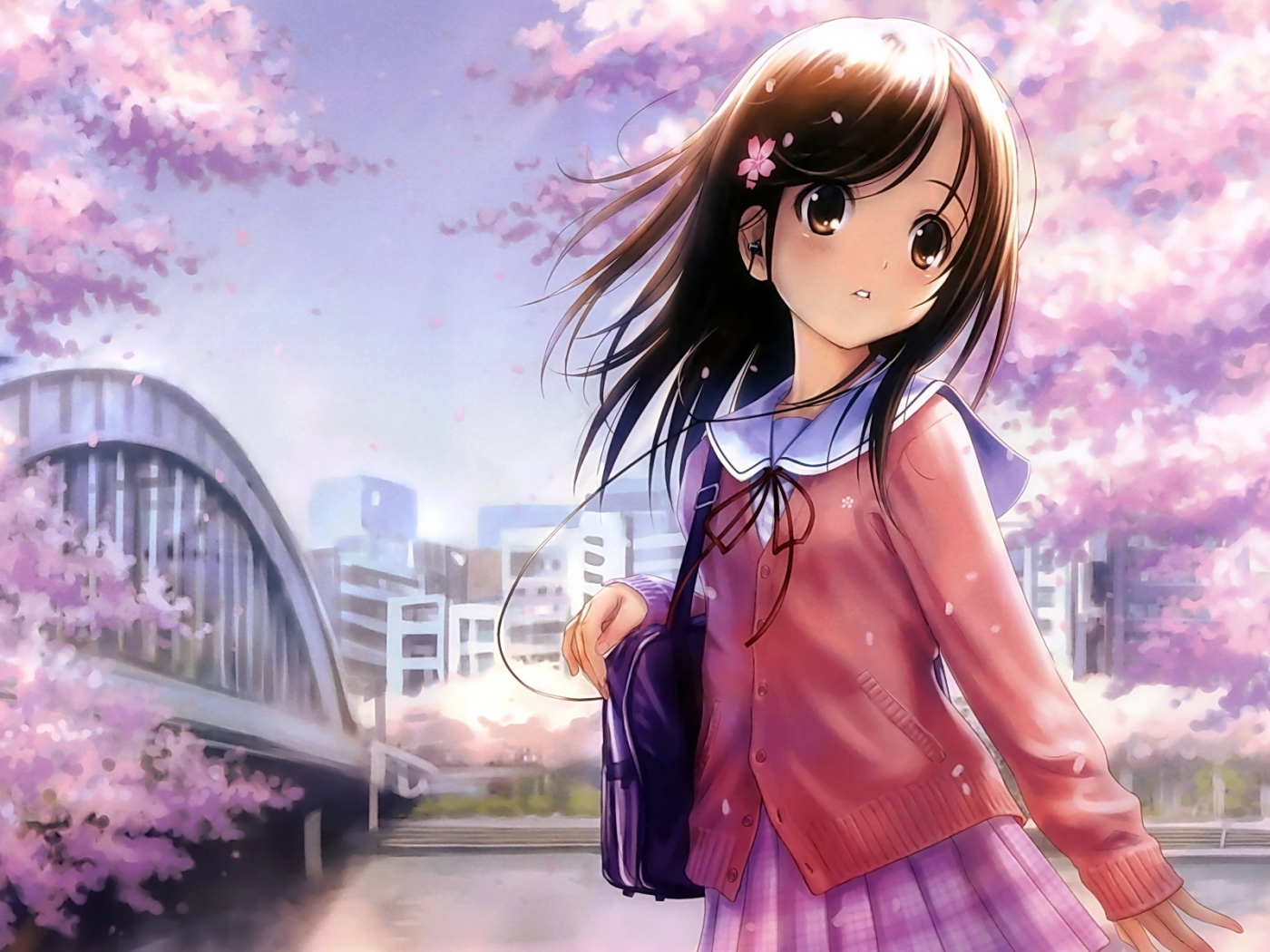 Девочка-школьница